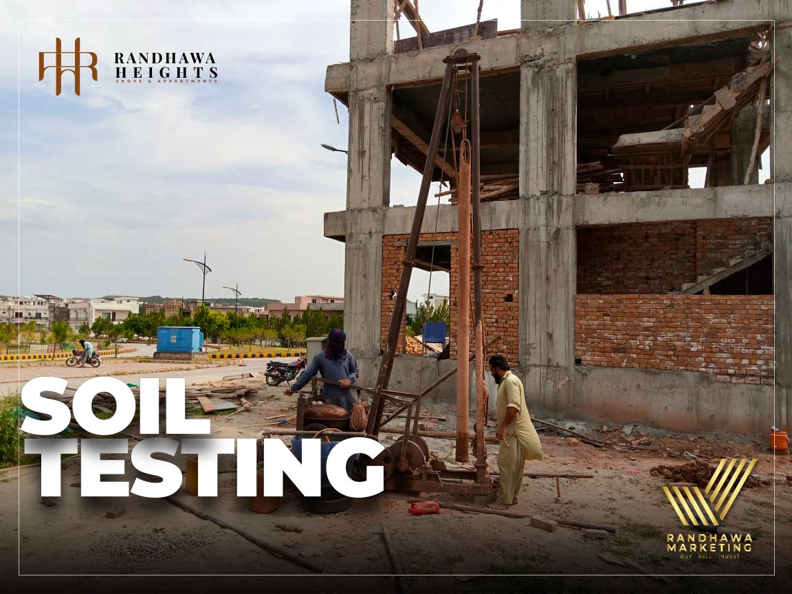 🏢 Randhawa Heights 📍 Bahria Enclave, Islamabad, Randhawa Heights Soil-Tested Commercial and Residential Plaza in Bahria Enclave.